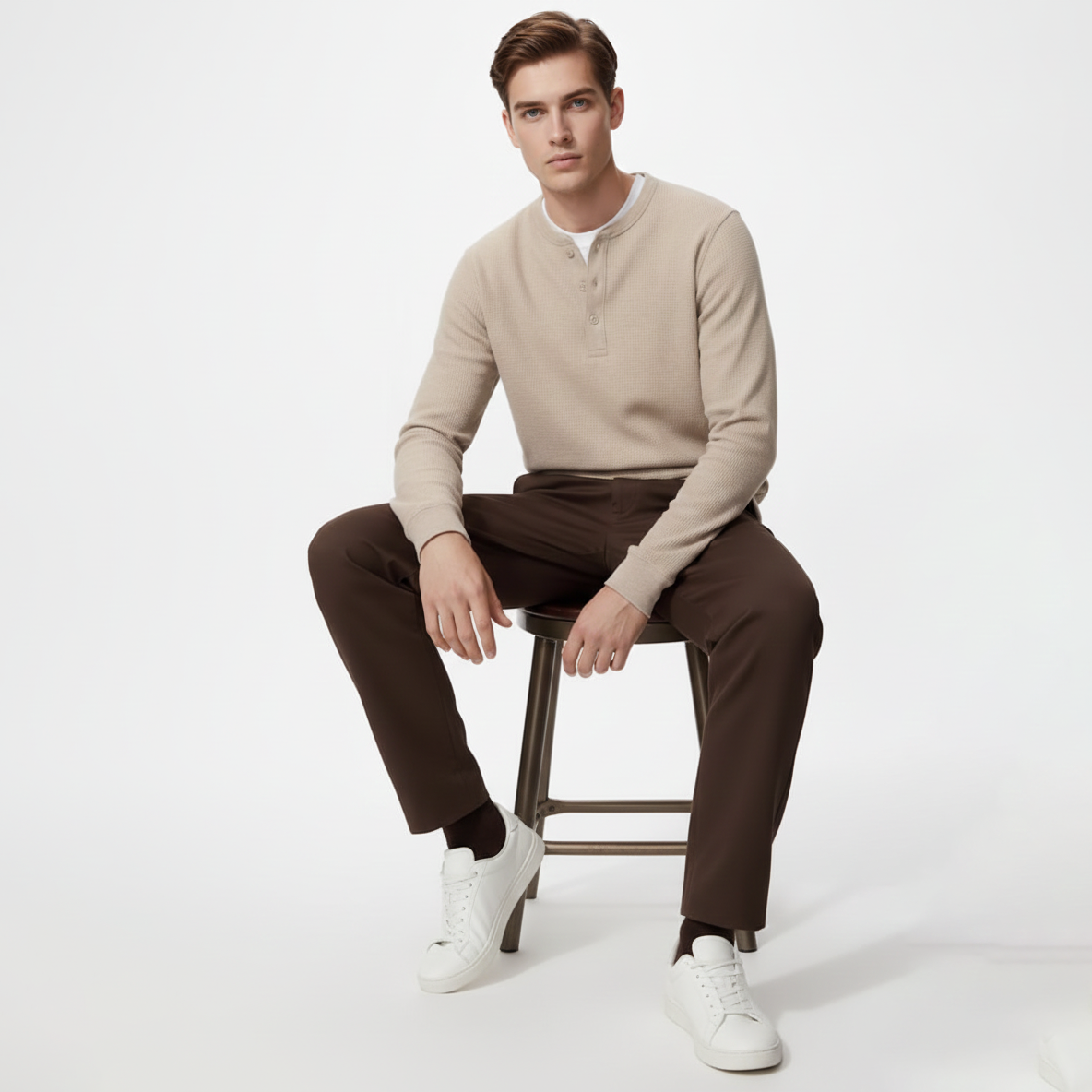 Men's ackko Henley T-shirt