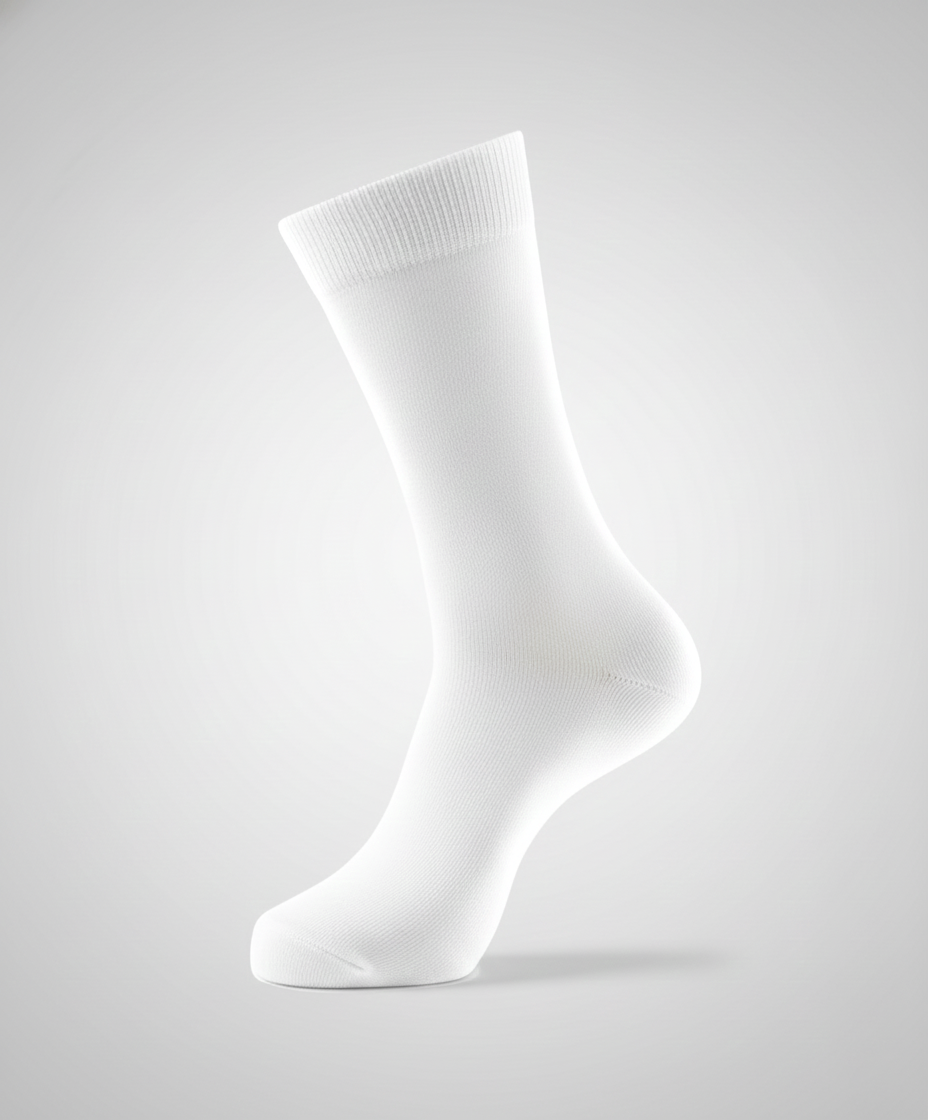 Men's ackko white Socks