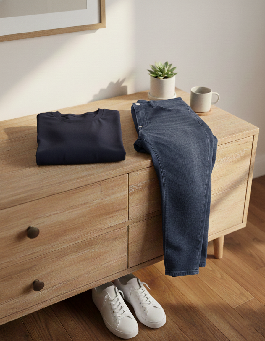 Men's ackko Dark blue T-shirts