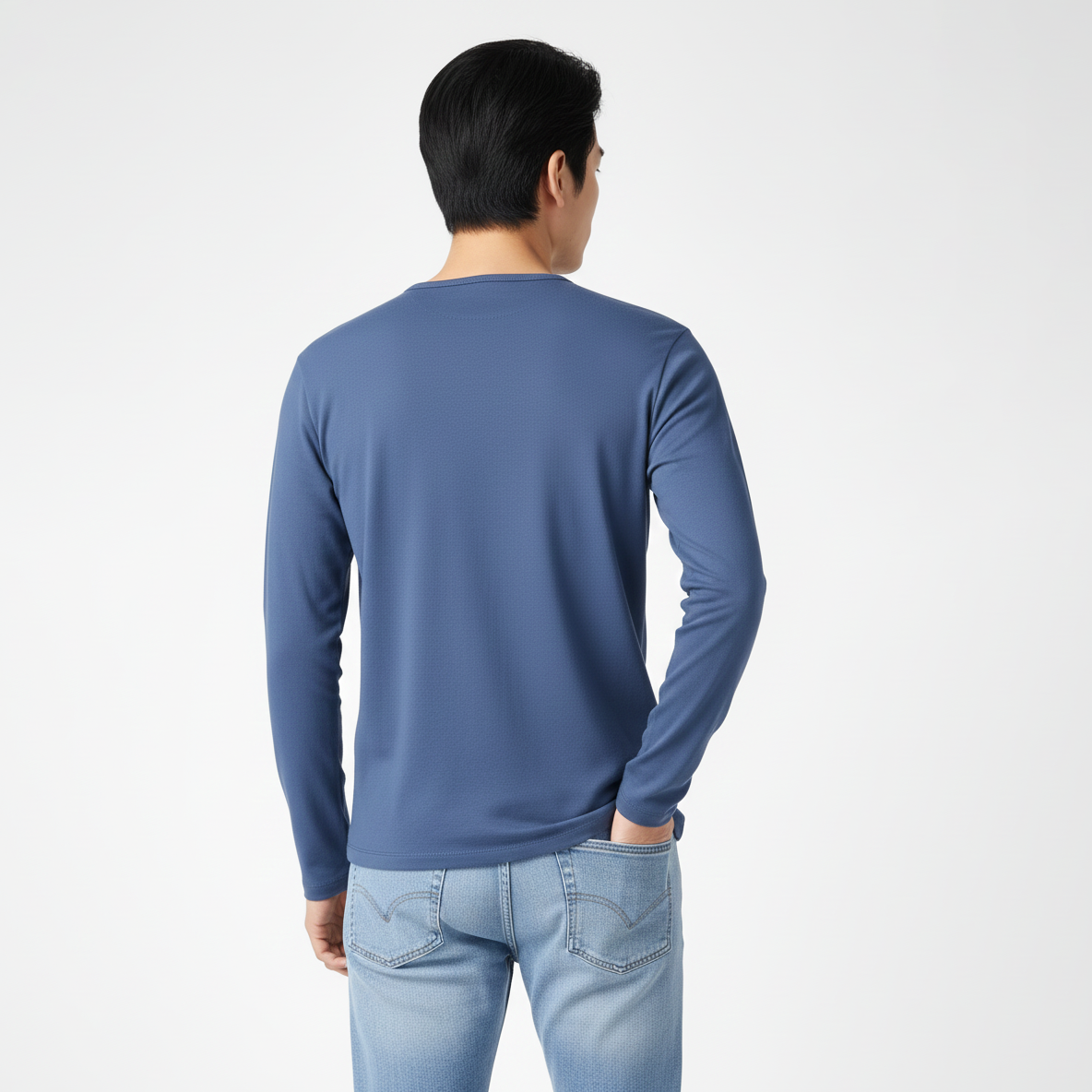 Men's ackko Thin Long-Sleeves T-Shirts