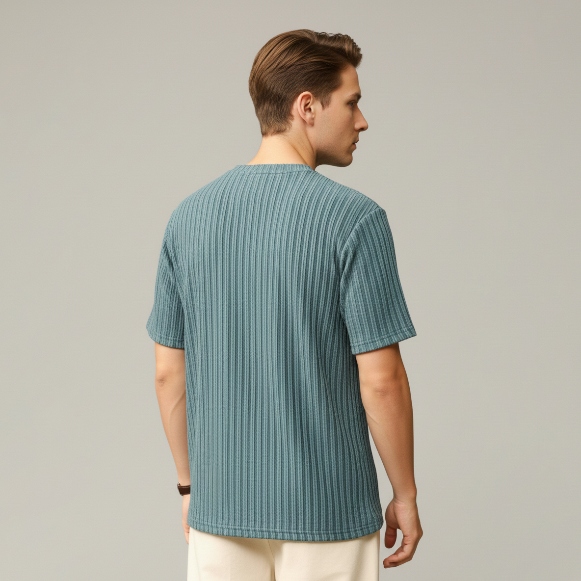 Men's ackko U-neck T-shirt