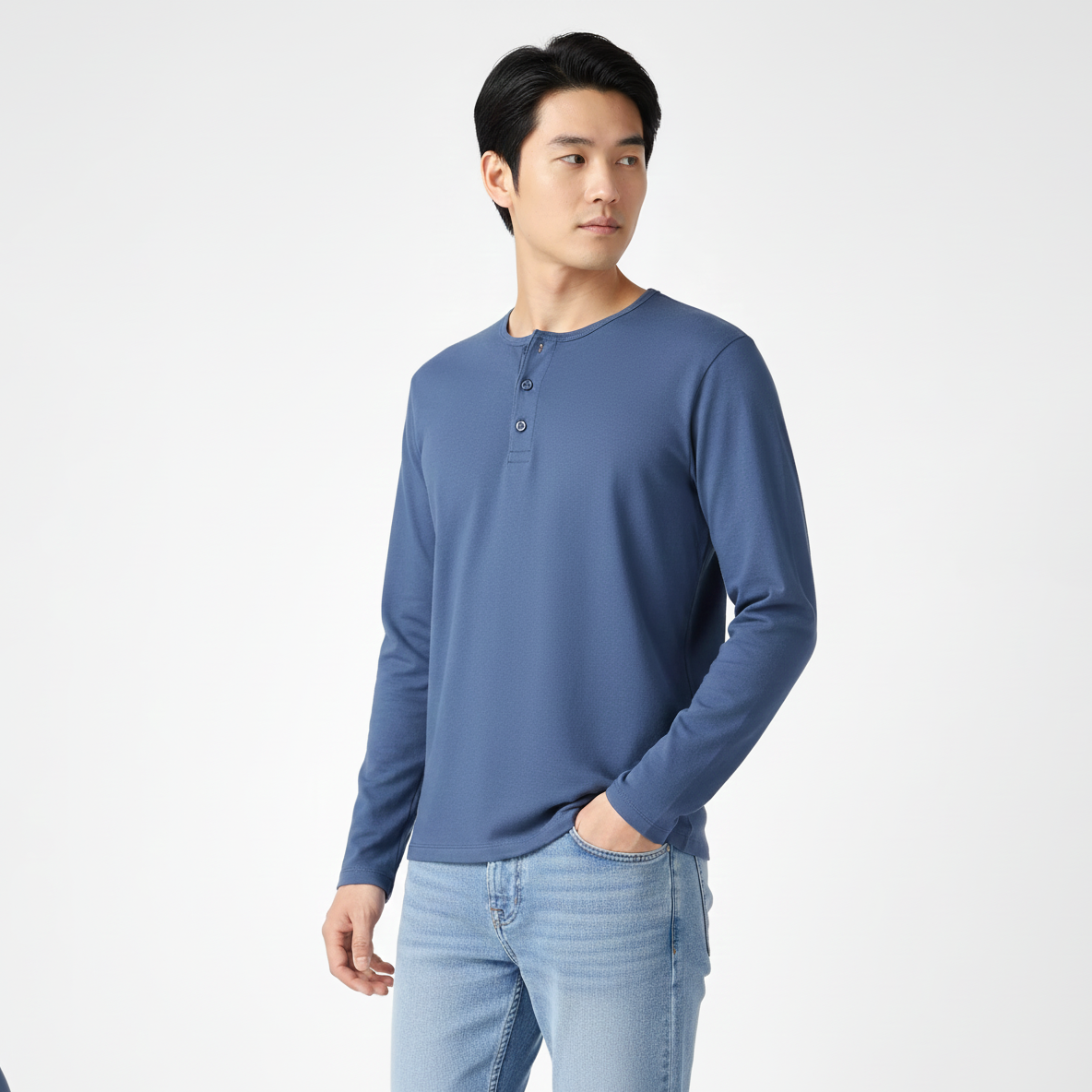 Men's ackko Thin Long-Sleeves T-Shirts
