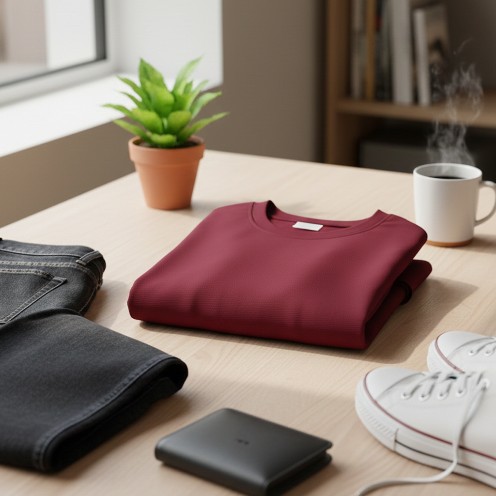 Women's ackko Solid T-Shirts