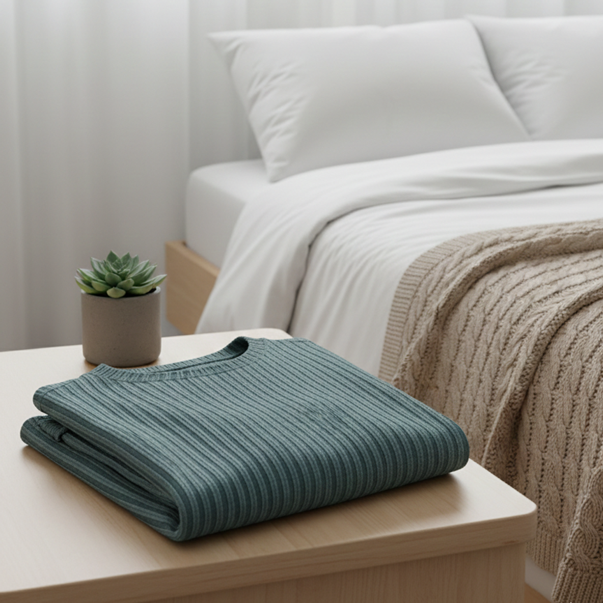 Men's ackko U-neck T-shirt