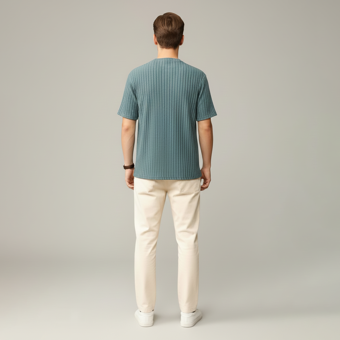 Men's ackko U-neck T-shirt