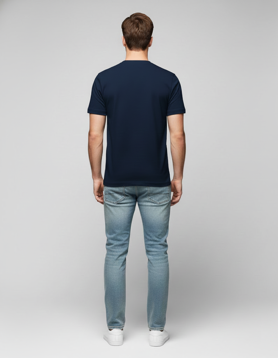 Men's ackko Dark blue T-shirts
