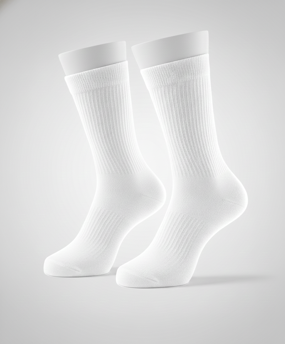 Men's ackko white Socks