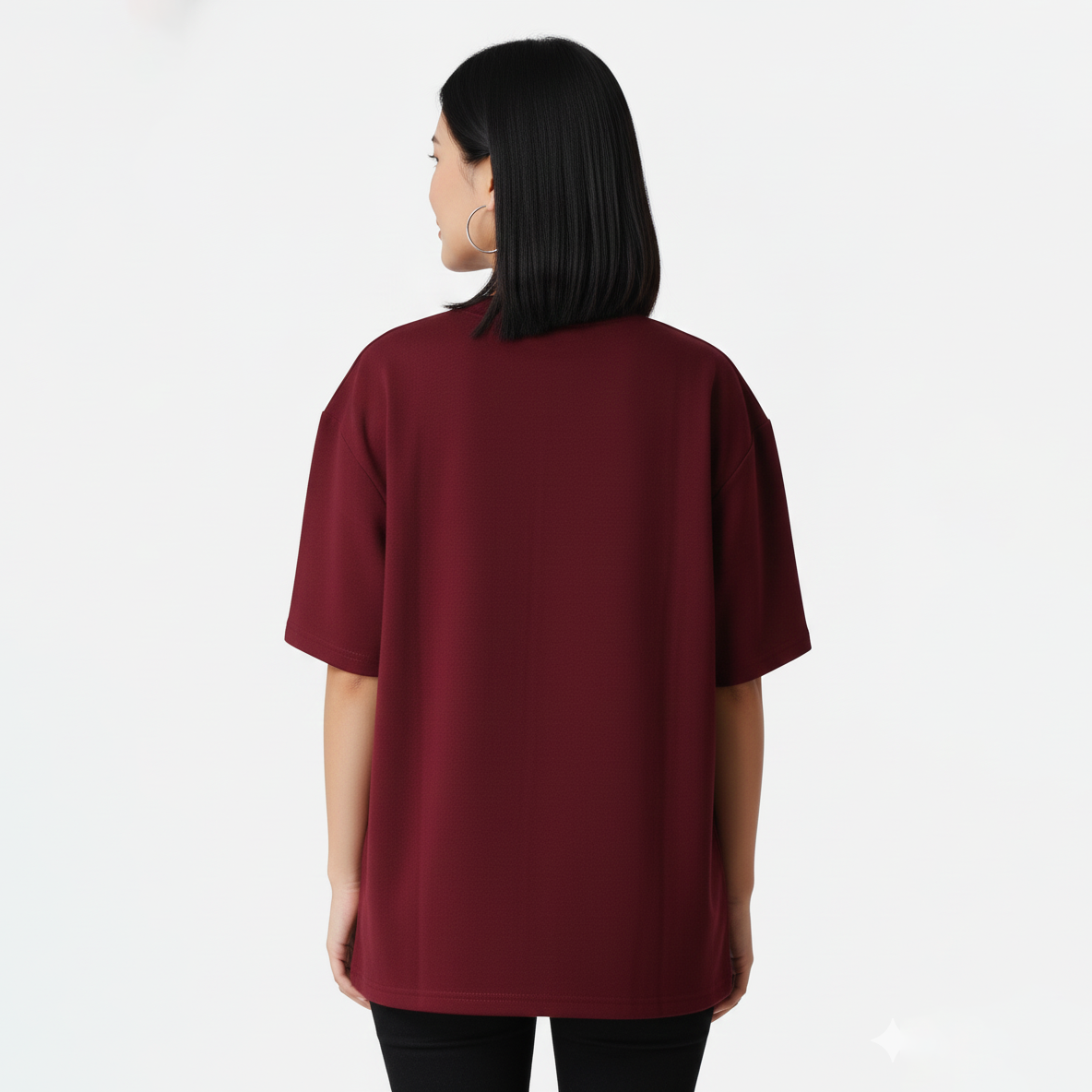 Women's ackko Solid T-Shirts