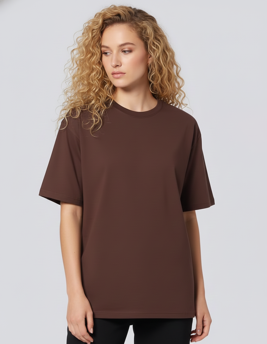 Women's ackko Brown Tshirt