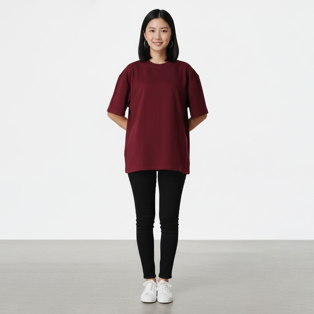 Women's ackko Solid T-Shirts
