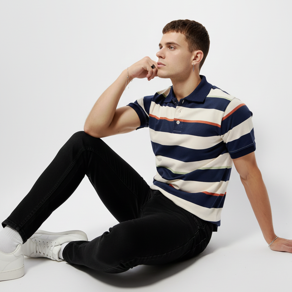 Men's ackko Striped T-shirt