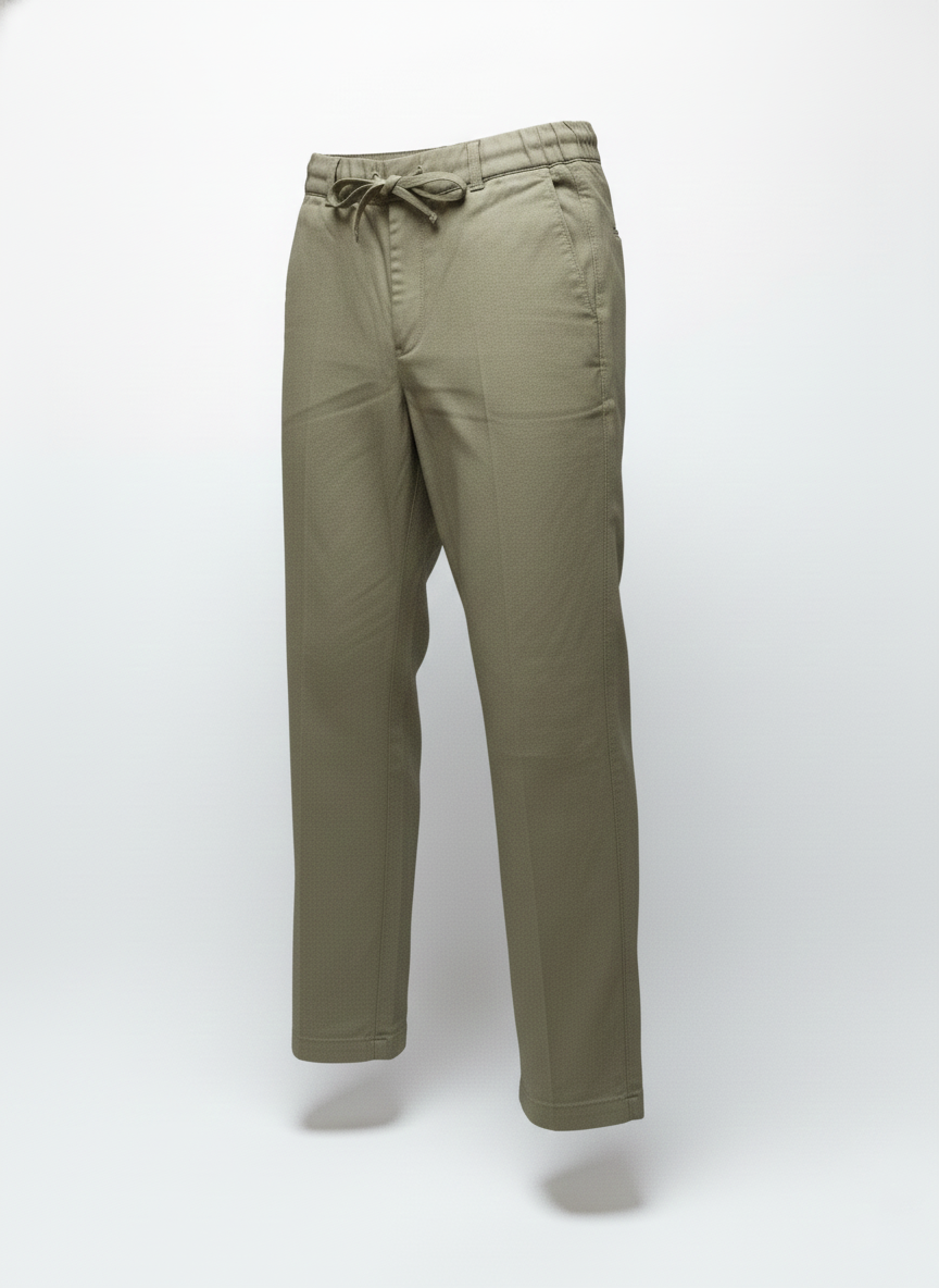 Men's ackko Green solid pants