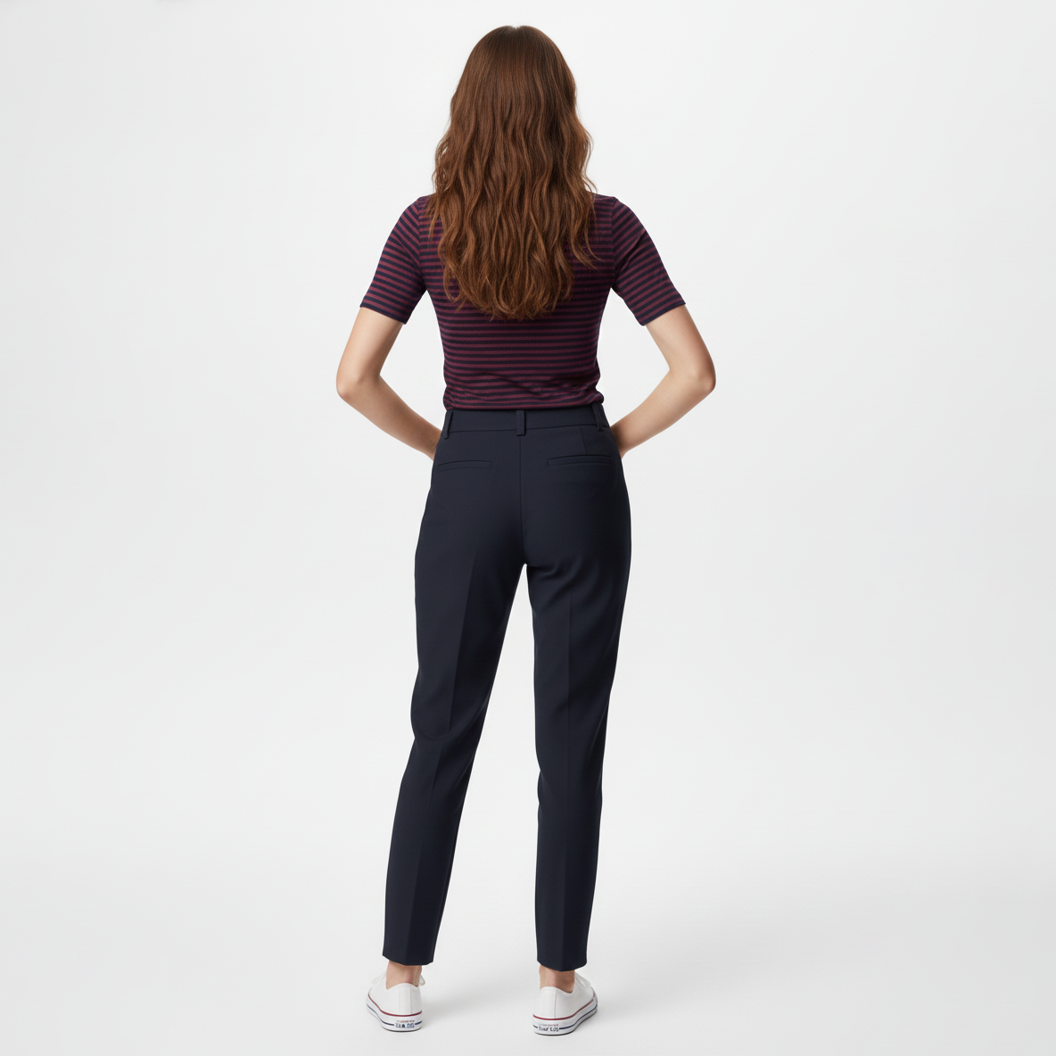 Women's ackko Striped T-Shirts