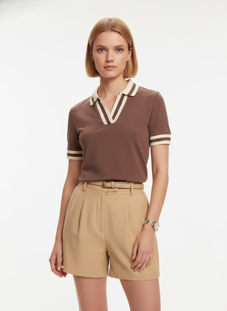 Women's ackko Polo Tshirt